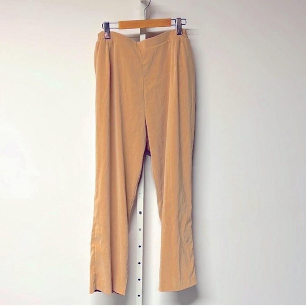 TANJAY | Tan Elastic Waistband Dress Pants
